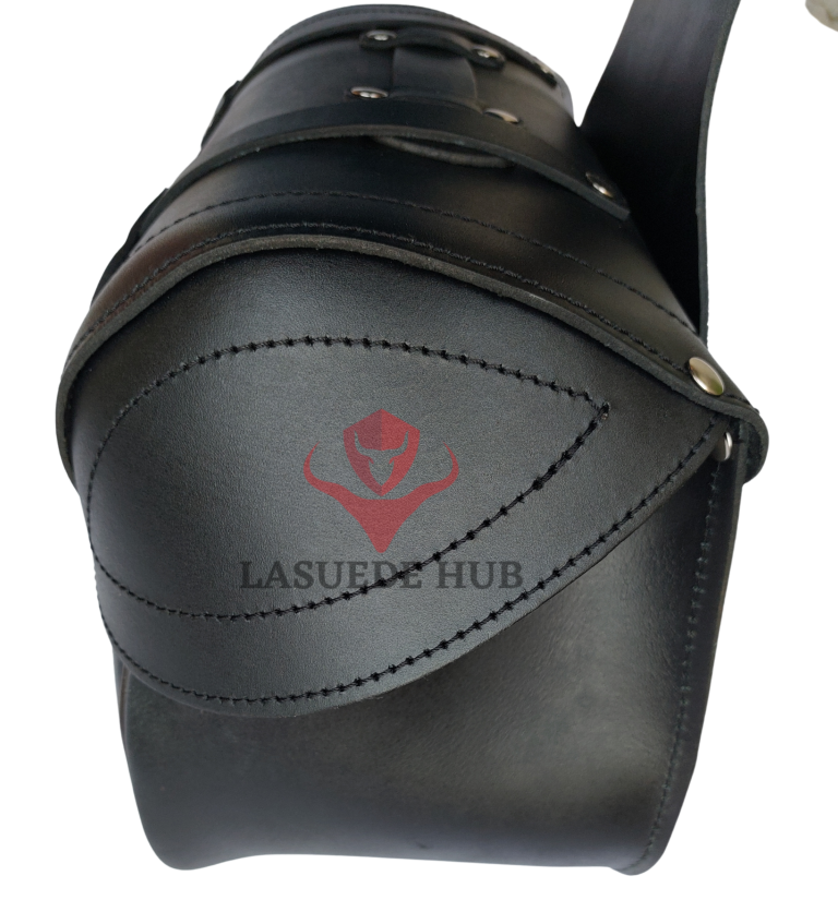 Extra Large 21” Leather Motorcycle Saddle Bag – Durable & Reliable Tool Bag for Bikers - Image 8