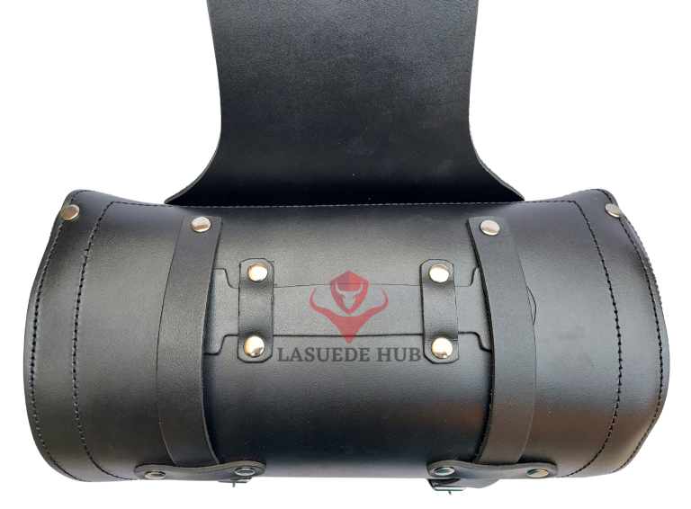 Extra Large 21” Leather Motorcycle Saddle Bag – Durable & Reliable Tool Bag for Bikers - Image 3