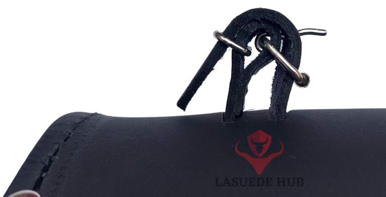 High-quality 10” Leather Fierce Handlebar Bag for Motorcycle - Image 6