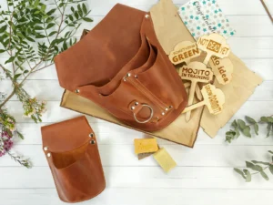 leather garden tool belt