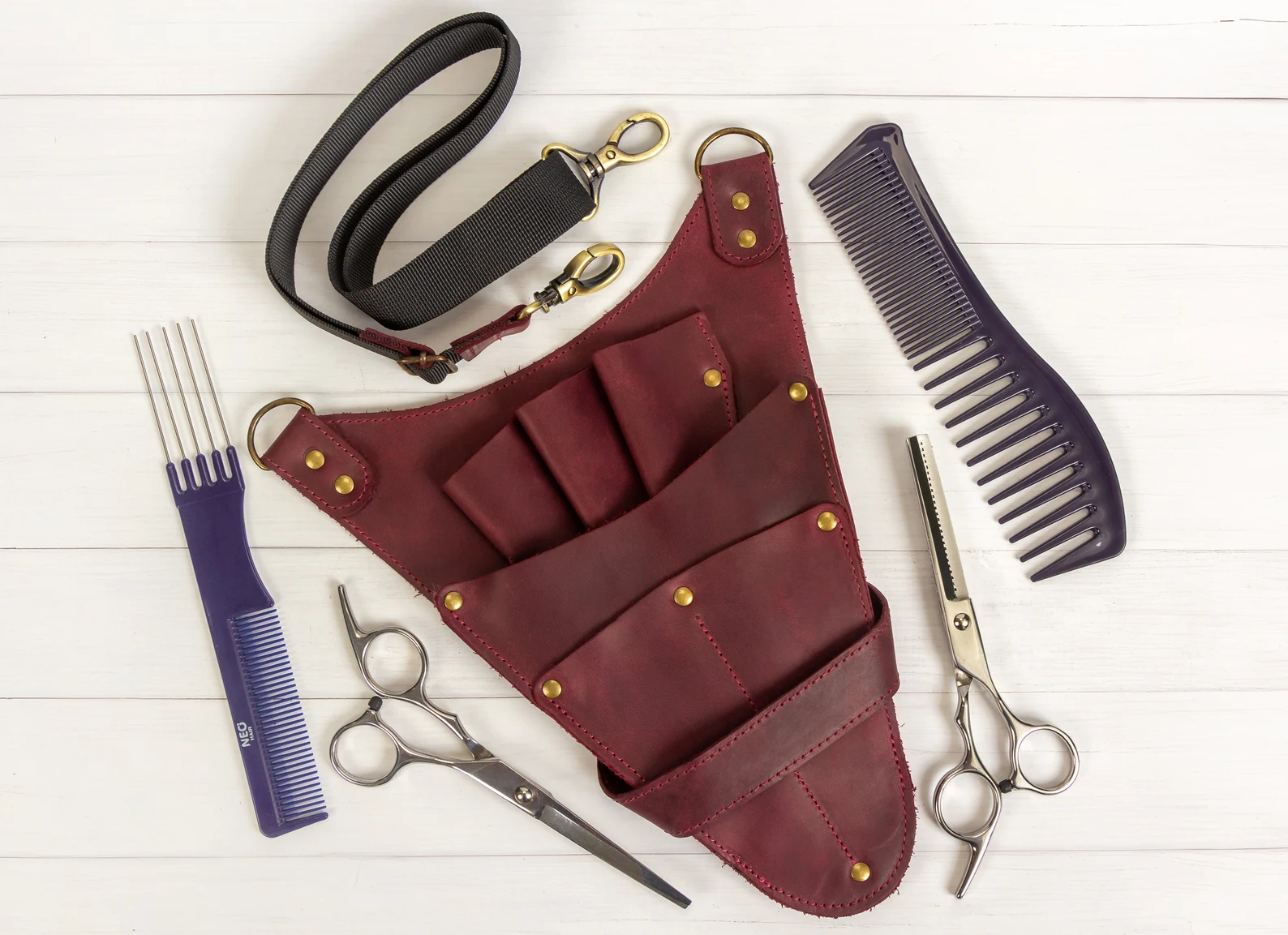 barber tool case bag hairstylist gift