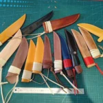 Custom Full Grain Leather Knife Sheath | Handmade Vegetable Tanned Pocket Knife Cover | Wholesale Manufacturer