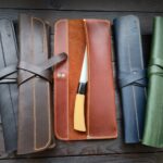 Handmade Leather Knife Case | Crazy Horse Leather Chef Knife Holder | Wholesale Leather Knife Case Manufacturer