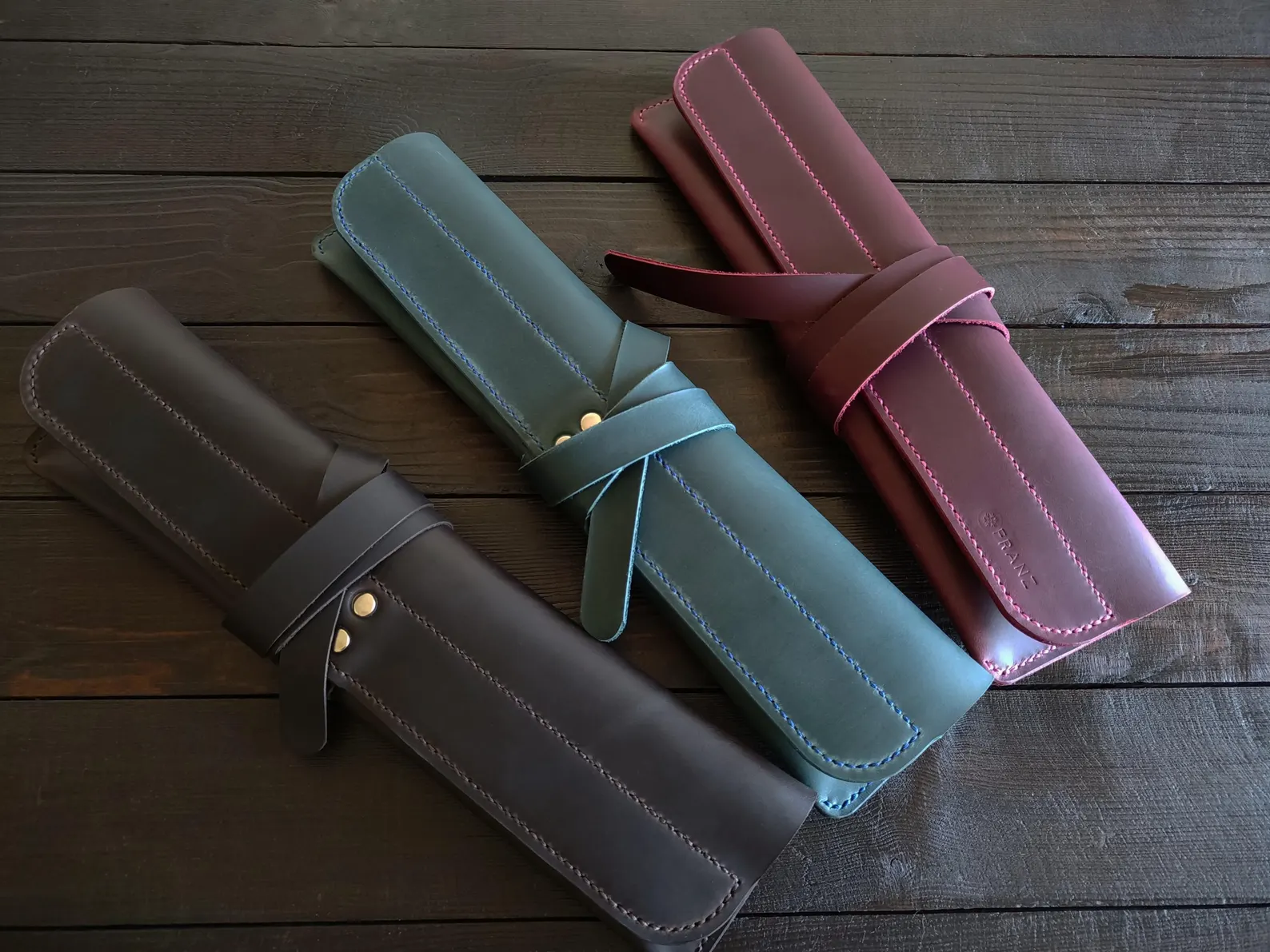 high quality leather knife case