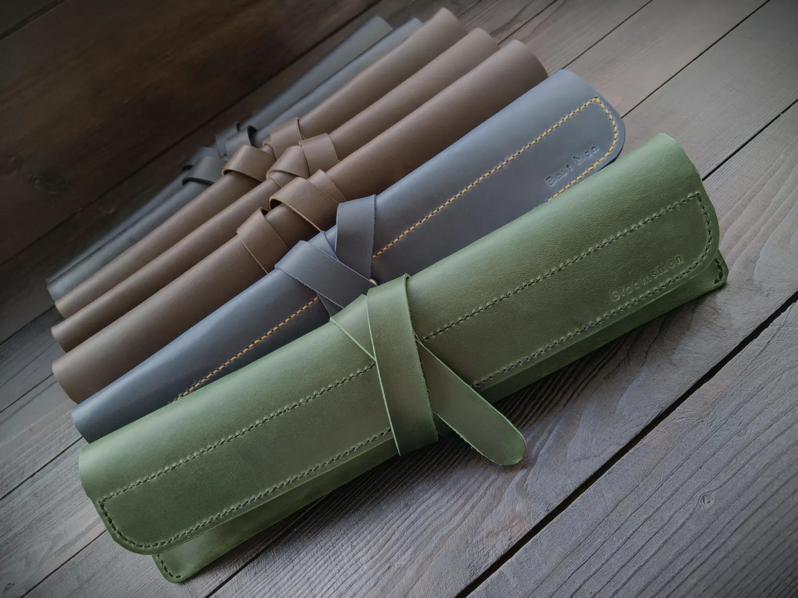 personalized leather case for knifes